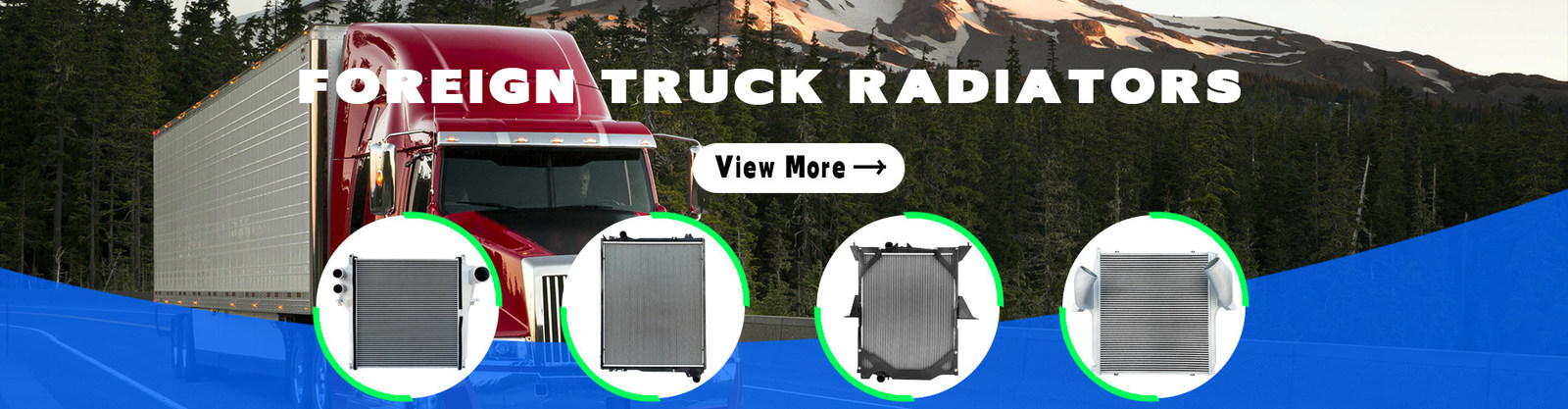 Radiatore del camion pesante