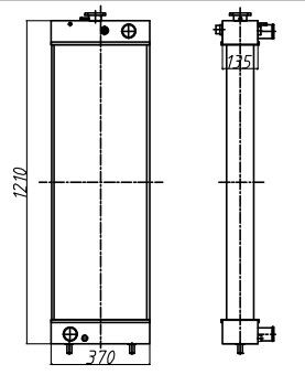 SK320LC-8 radiatore di alluminio SK320-8 SK330LC-8 SK330-8 SK350LC-8 SK350-8 SK400LC-8 SK400-8 LC05P00043S001 LC05P00043S034