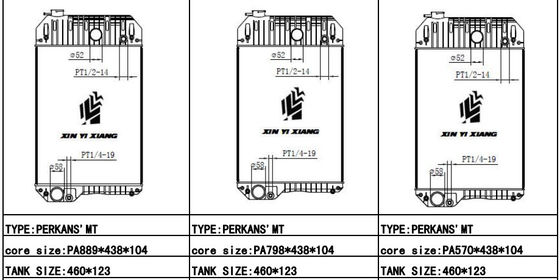 Pianta flessibile di Perkins Generator Radiator For Manufacturing